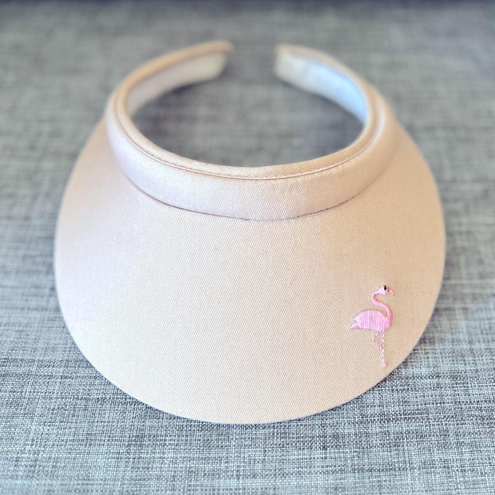 Vintage 90s Wide Brim Embroidered Flaming Visor
